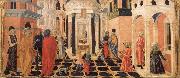 Francesco di Giorgio Martini Three Stories from the Life of St.Benedict USA oil painting artist